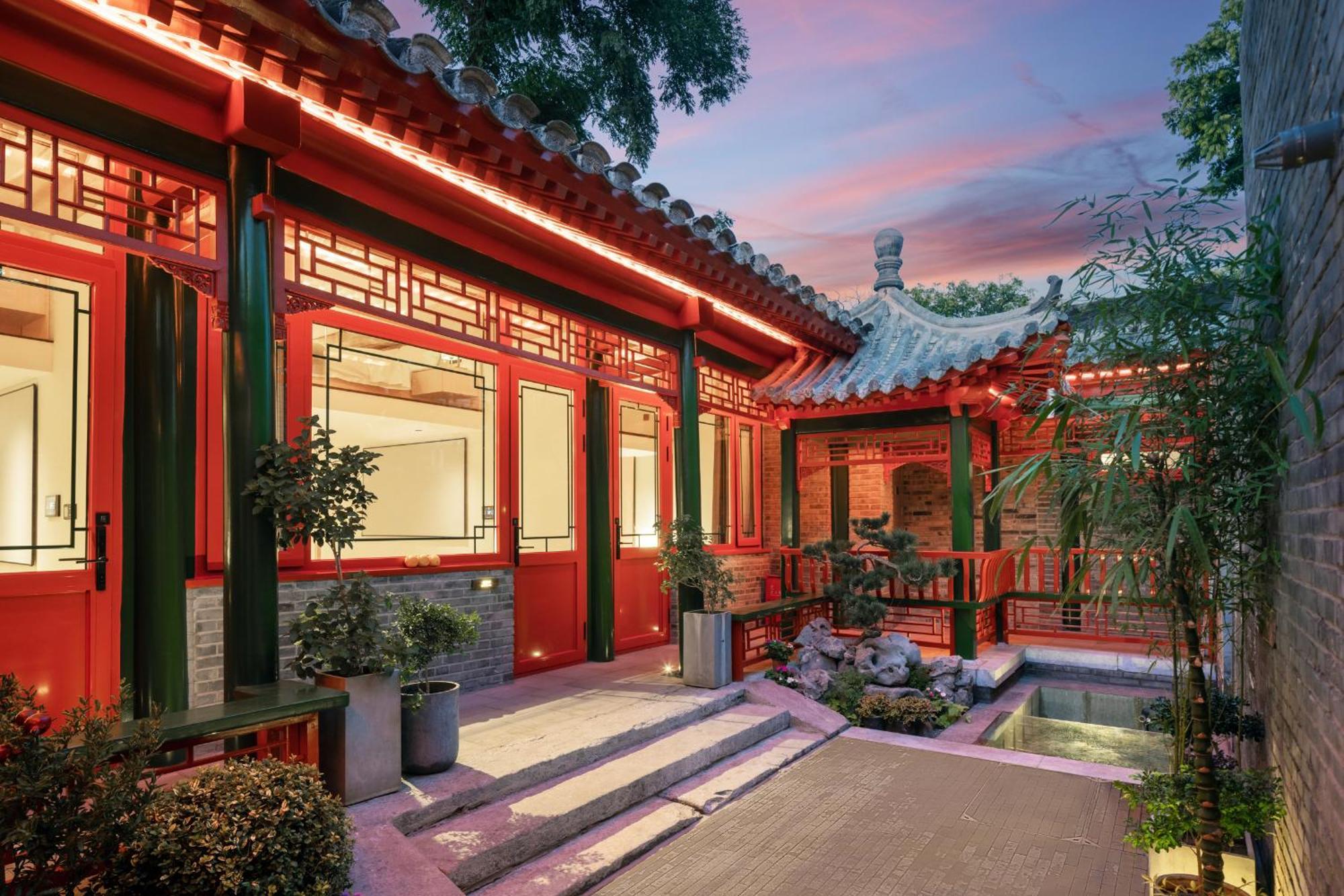 Xinxiang Yayuan Beijing Sihe Courtyard With Sky Garden Terrace Near Tiananmen Square Forbidden City Wangfujing Pedestrian Street And The Subway Eksteriør billede