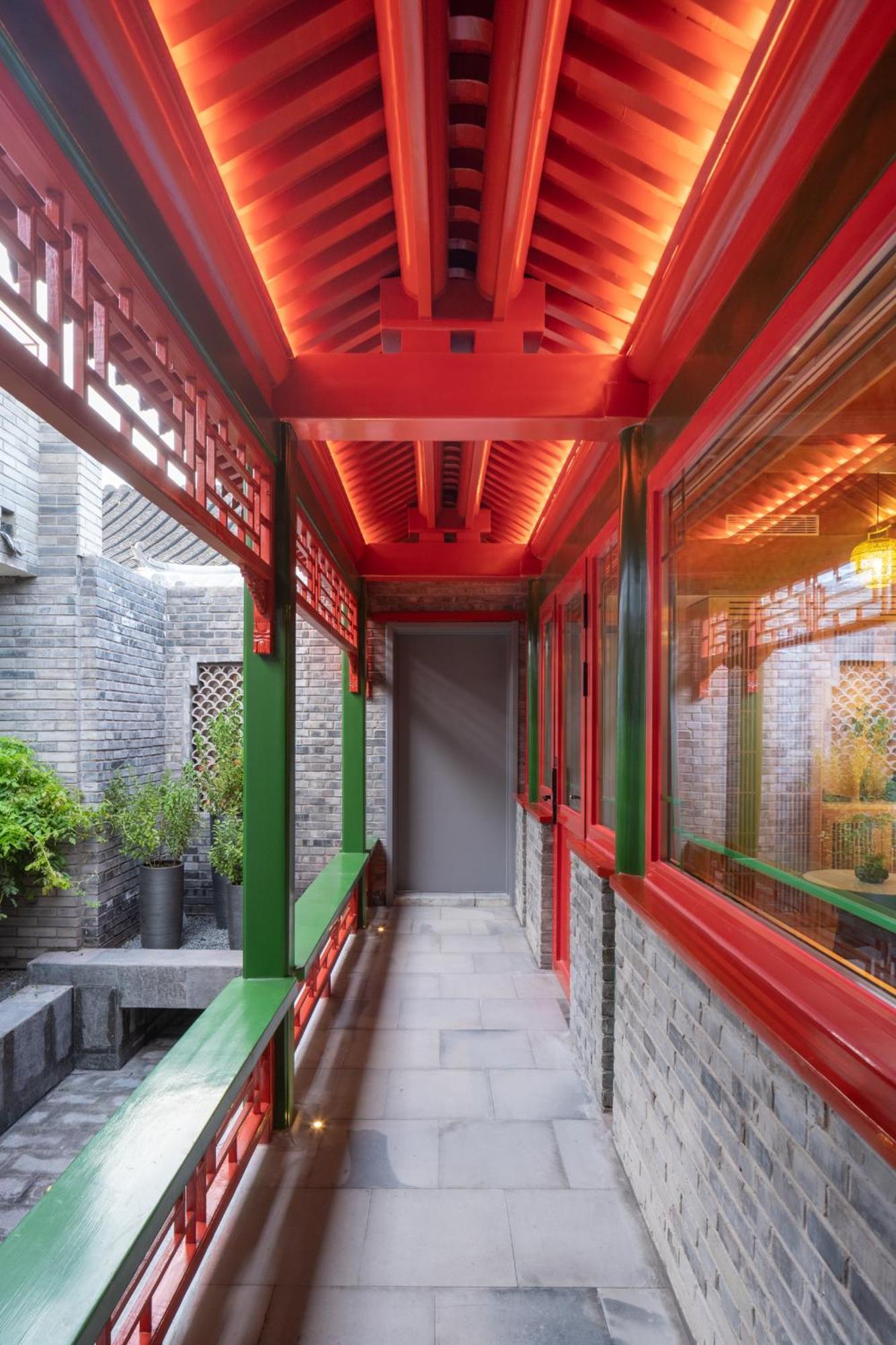 Xinxiang Yayuan Beijing Sihe Courtyard With Sky Garden Terrace Near Tiananmen Square Forbidden City Wangfujing Pedestrian Street And The Subway Eksteriør billede