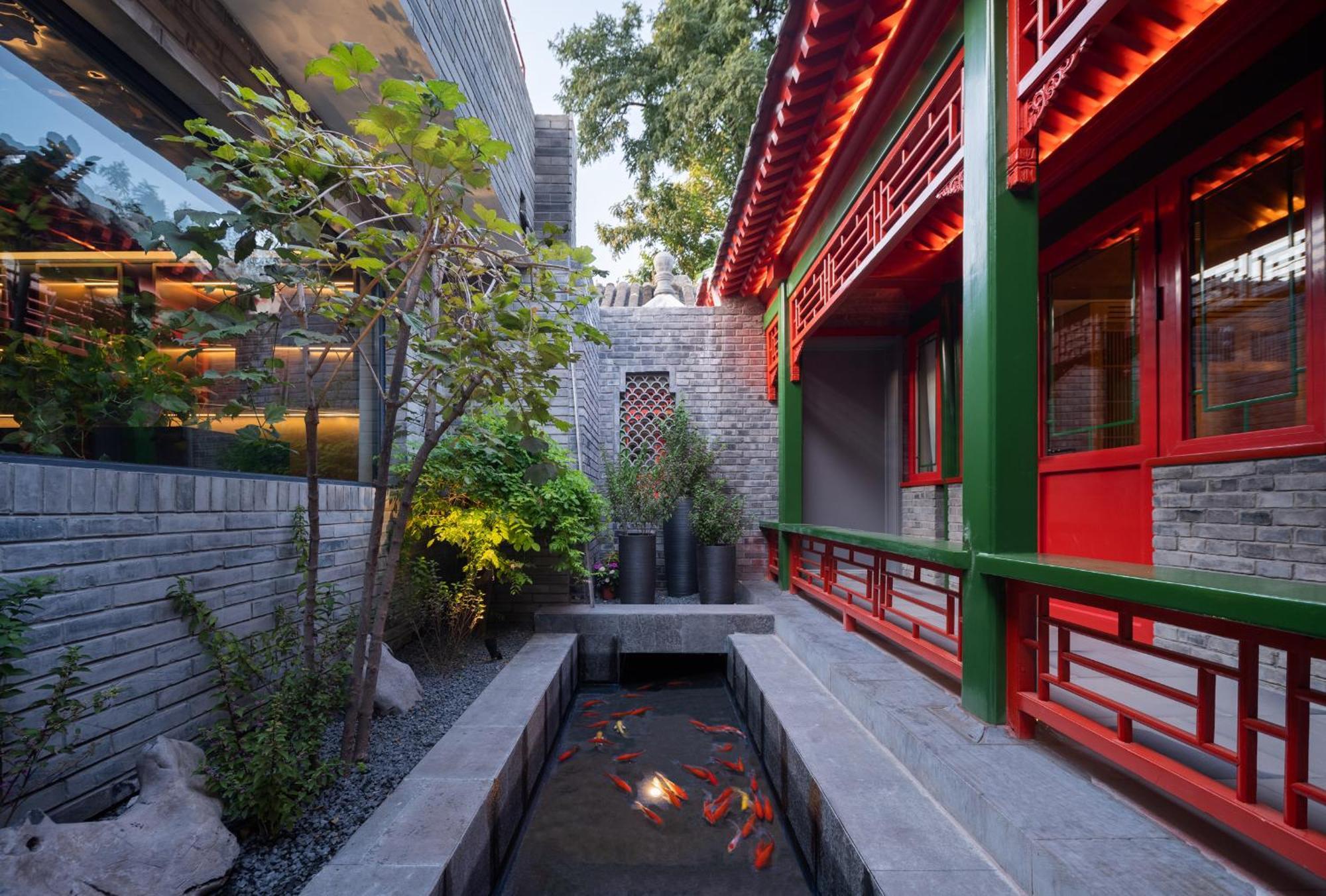Xinxiang Yayuan Beijing Sihe Courtyard With Sky Garden Terrace Near Tiananmen Square Forbidden City Wangfujing Pedestrian Street And The Subway Eksteriør billede