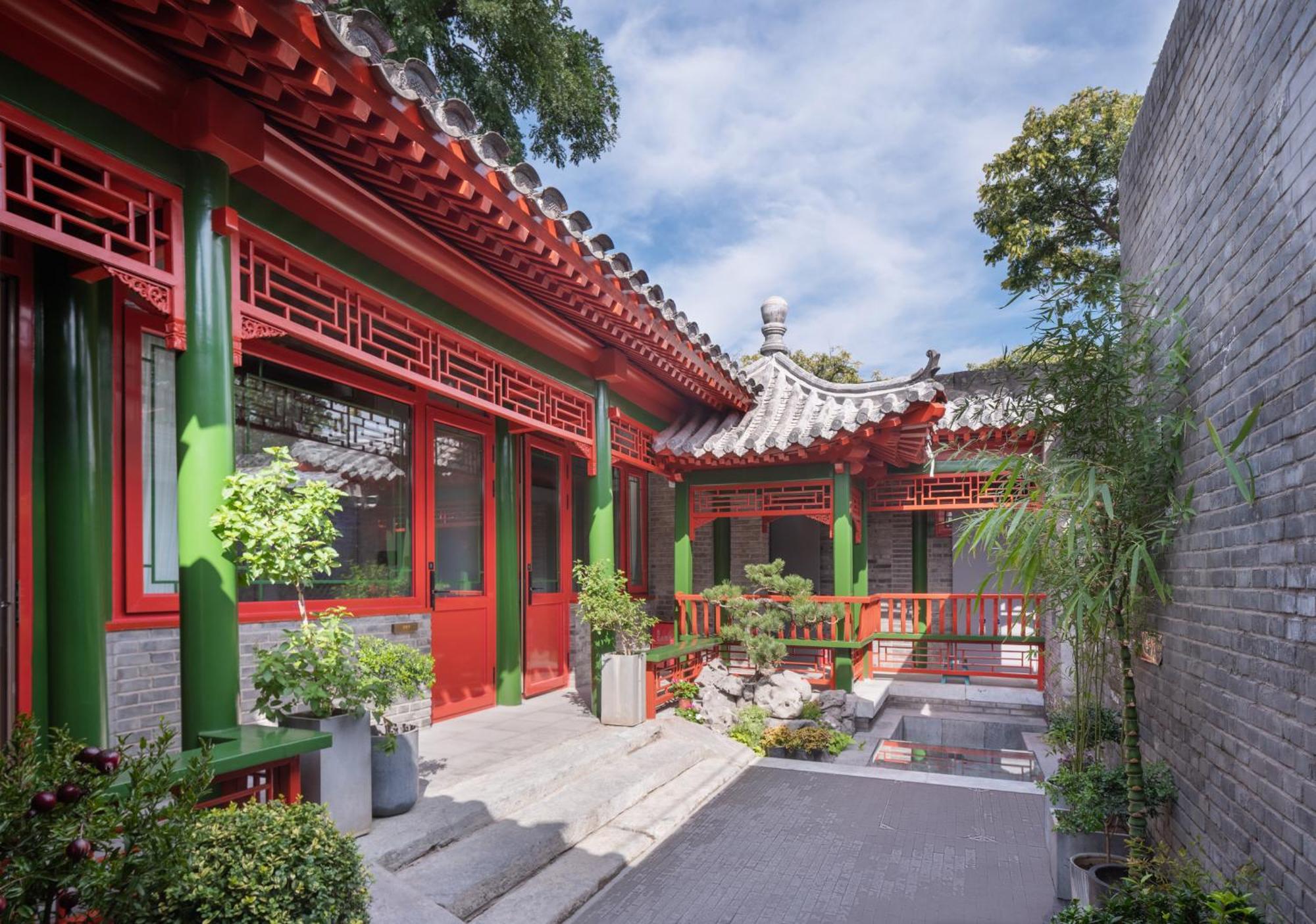 Xinxiang Yayuan Beijing Sihe Courtyard With Sky Garden Terrace Near Tiananmen Square Forbidden City Wangfujing Pedestrian Street And The Subway Eksteriør billede