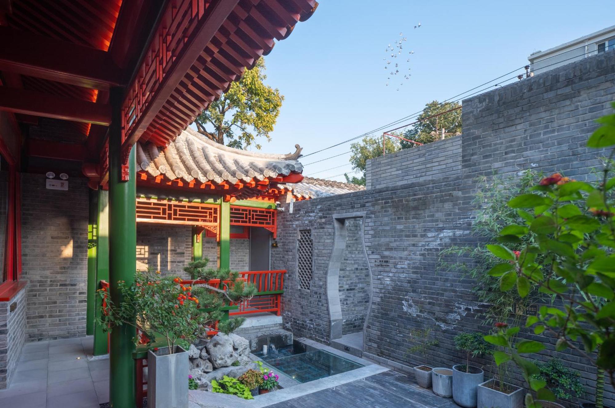 Xinxiang Yayuan Beijing Sihe Courtyard With Sky Garden Terrace Near Tiananmen Square Forbidden City Wangfujing Pedestrian Street And The Subway Eksteriør billede