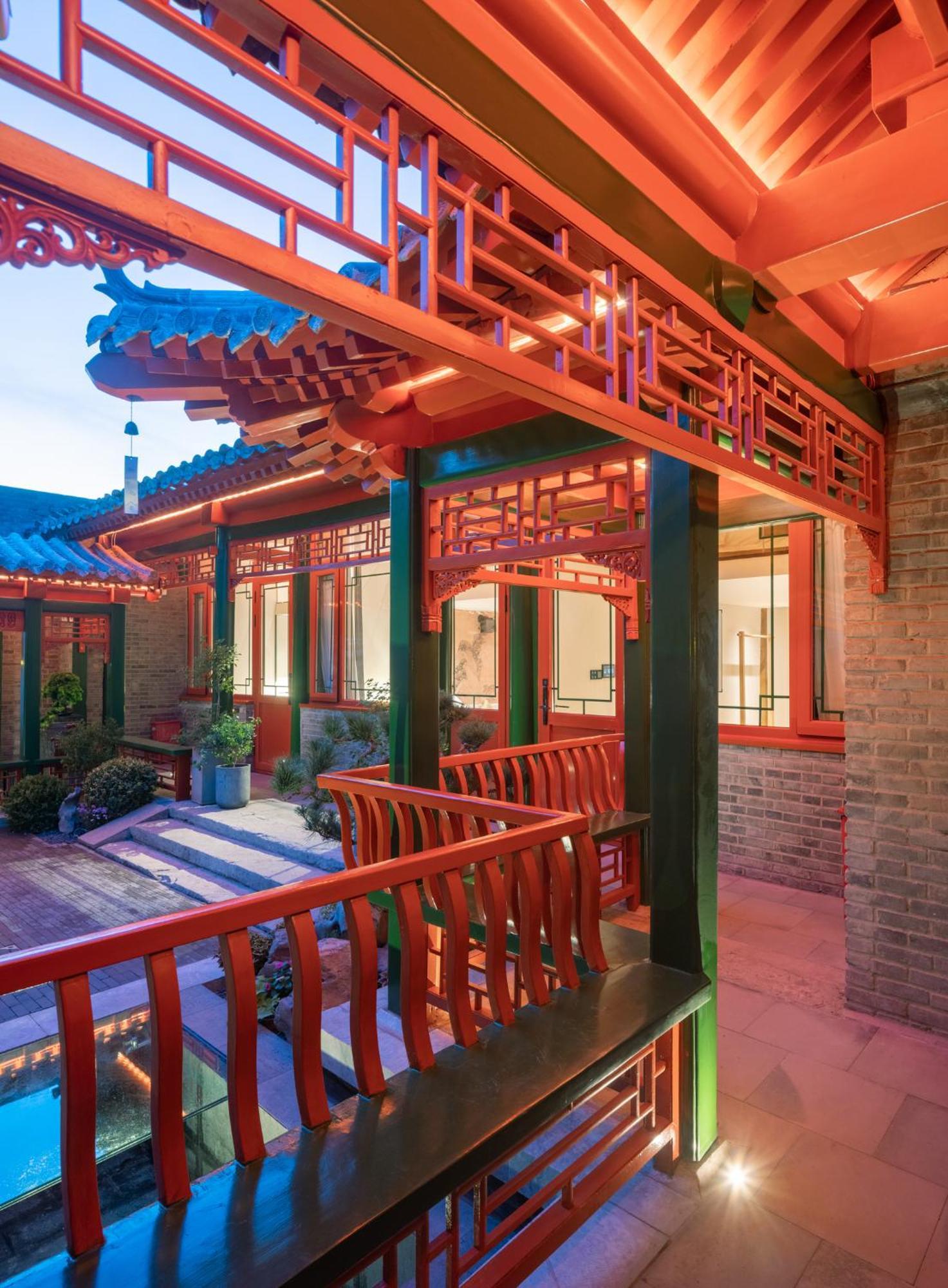 Xinxiang Yayuan Beijing Sihe Courtyard With Sky Garden Terrace Near Tiananmen Square Forbidden City Wangfujing Pedestrian Street And The Subway Eksteriør billede