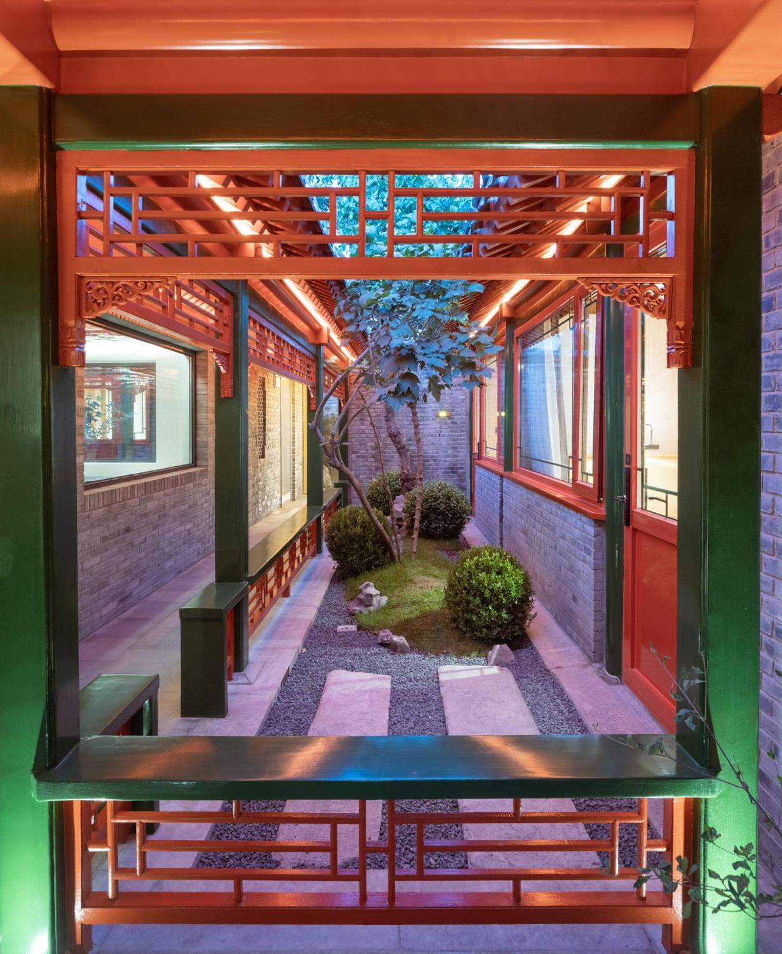 Xinxiang Yayuan Beijing Sihe Courtyard With Sky Garden Terrace Near Tiananmen Square Forbidden City Wangfujing Pedestrian Street And The Subway Eksteriør billede