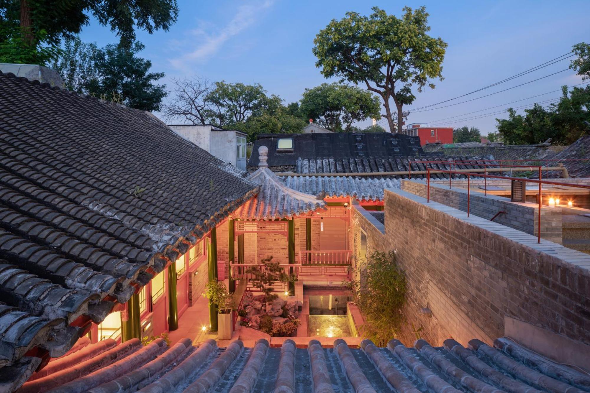 Xinxiang Yayuan Beijing Sihe Courtyard With Sky Garden Terrace Near Tiananmen Square Forbidden City Wangfujing Pedestrian Street And The Subway Eksteriør billede